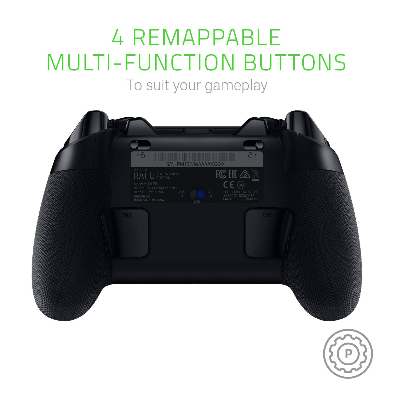 Amazon.com: Razer RZ06-02610100-R3G1 Raiju Tournament Edition