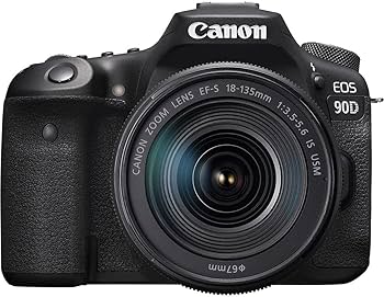 Amazon.com : Canon EOS 90D DSLR Camera with 18-135mm Lens, Sigma