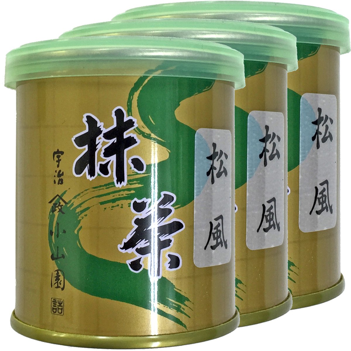 Amazon | 【山政小山園 高級宇治抹茶】抹茶 粉末 松風 30g×3缶セット