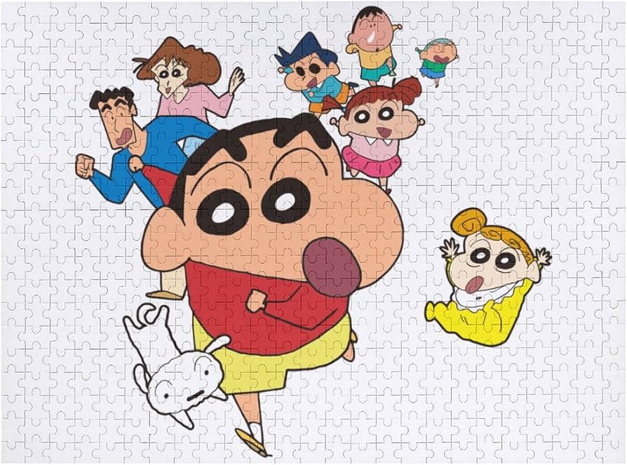 Amazon | クレヨンしんちゃん ジグソーパズル 木製のパズル 500ピース