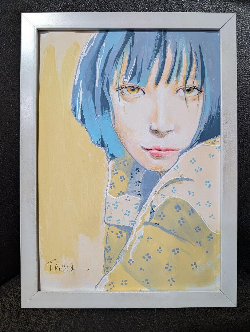 専用 絵画 原画 ドローイング 水彩画 美人画 A4サイズ デザイン画 ラフ