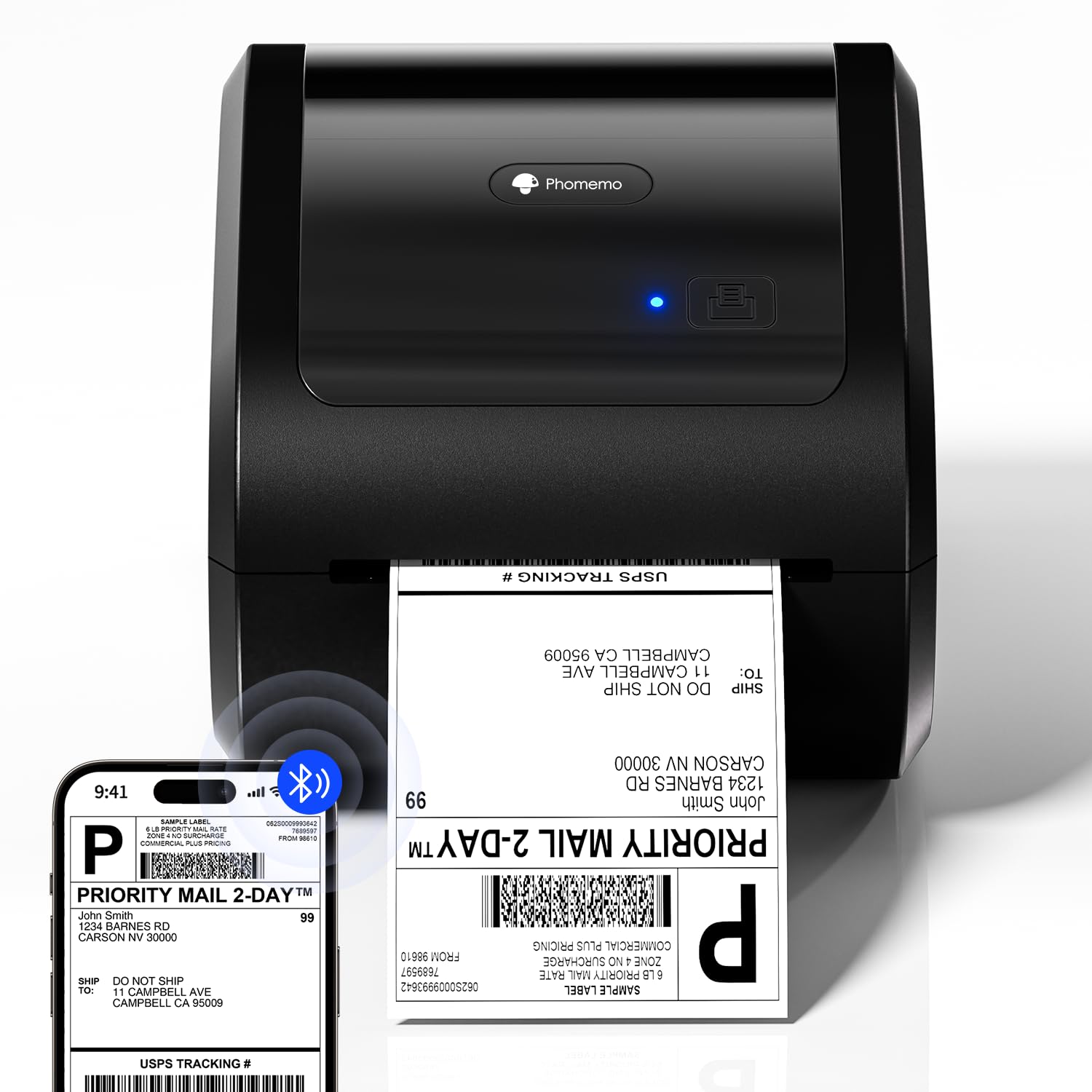 Amazon | Phomemo D520-BT サーマルラベルプリンター Bluetooth接続 4