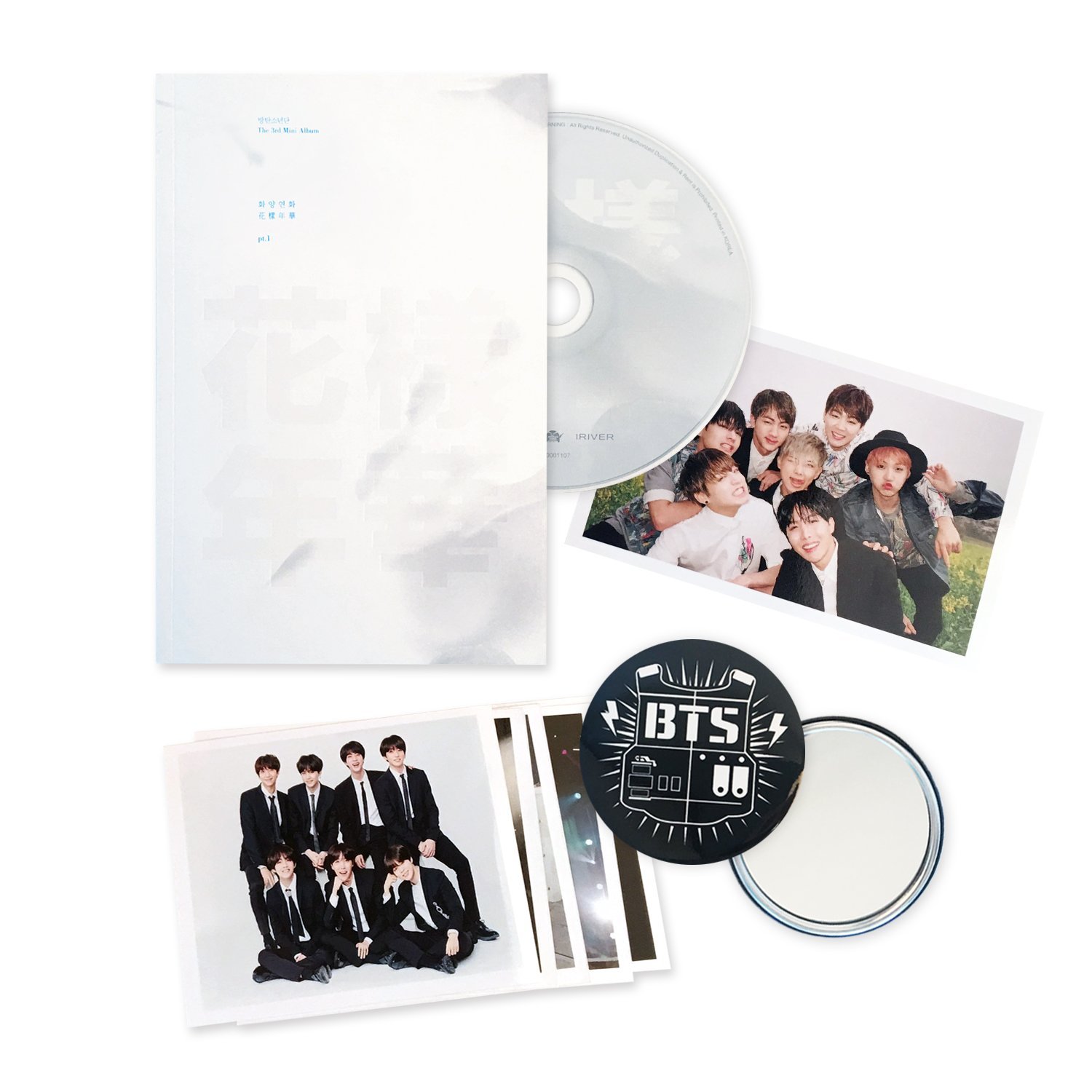 BTS 3rd Mini Album - In The Mood For Love PT.1 CD + Photobook +