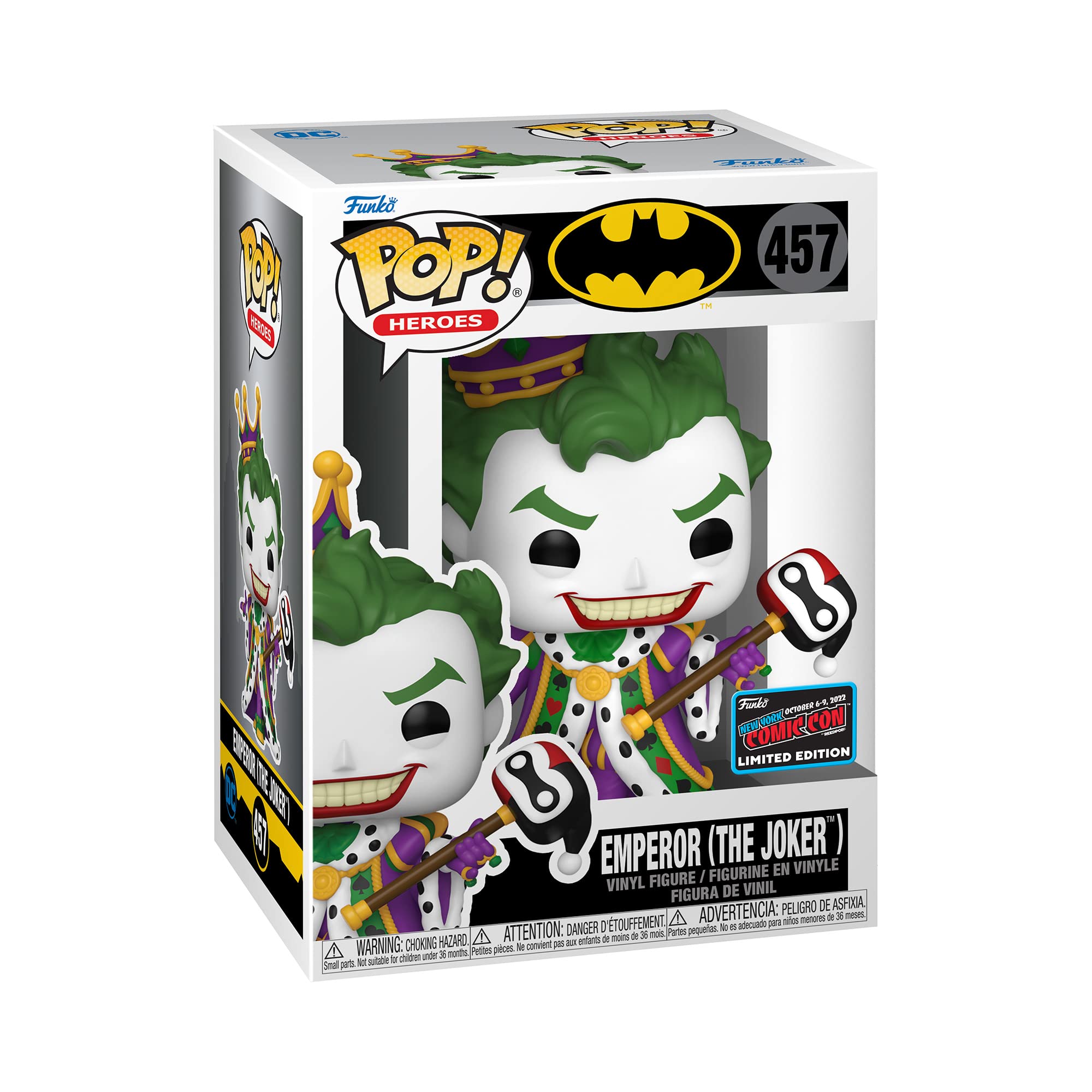 Amazon.com: DC Comics - Funko Pop! Emperor Joker NYCC 2022 US
