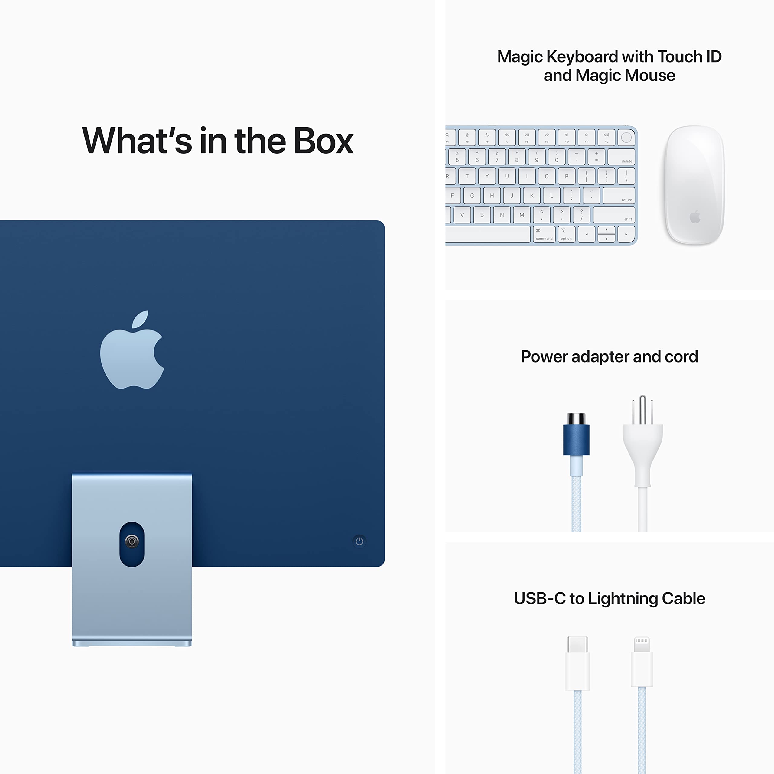 Amazon.com: Apple 2021 iMac with Apple M1 chip 8-core CPU, 24-inch