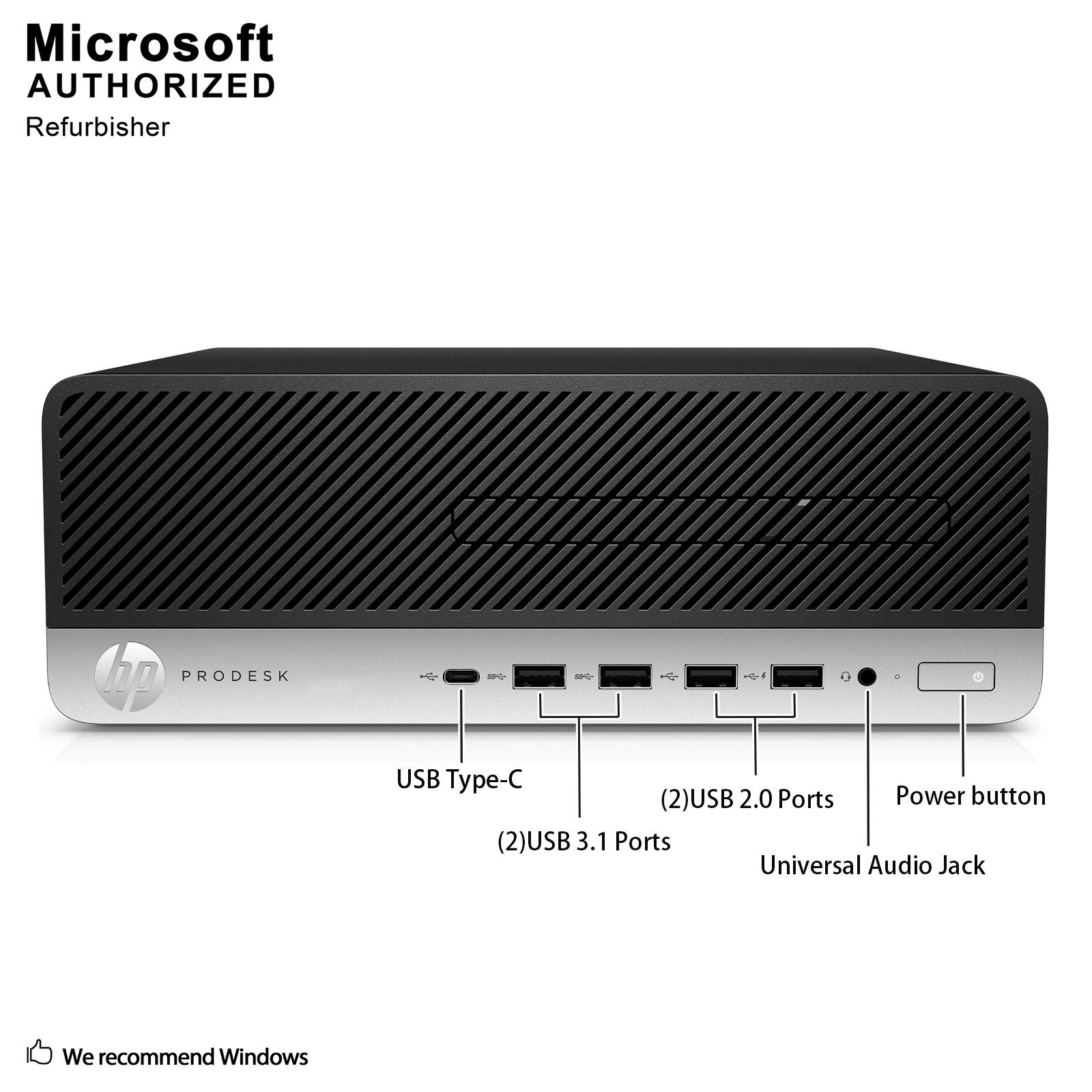 Amazon.com: HP Business Desktop ProDesk 600 G3 SFF Computer, Intel