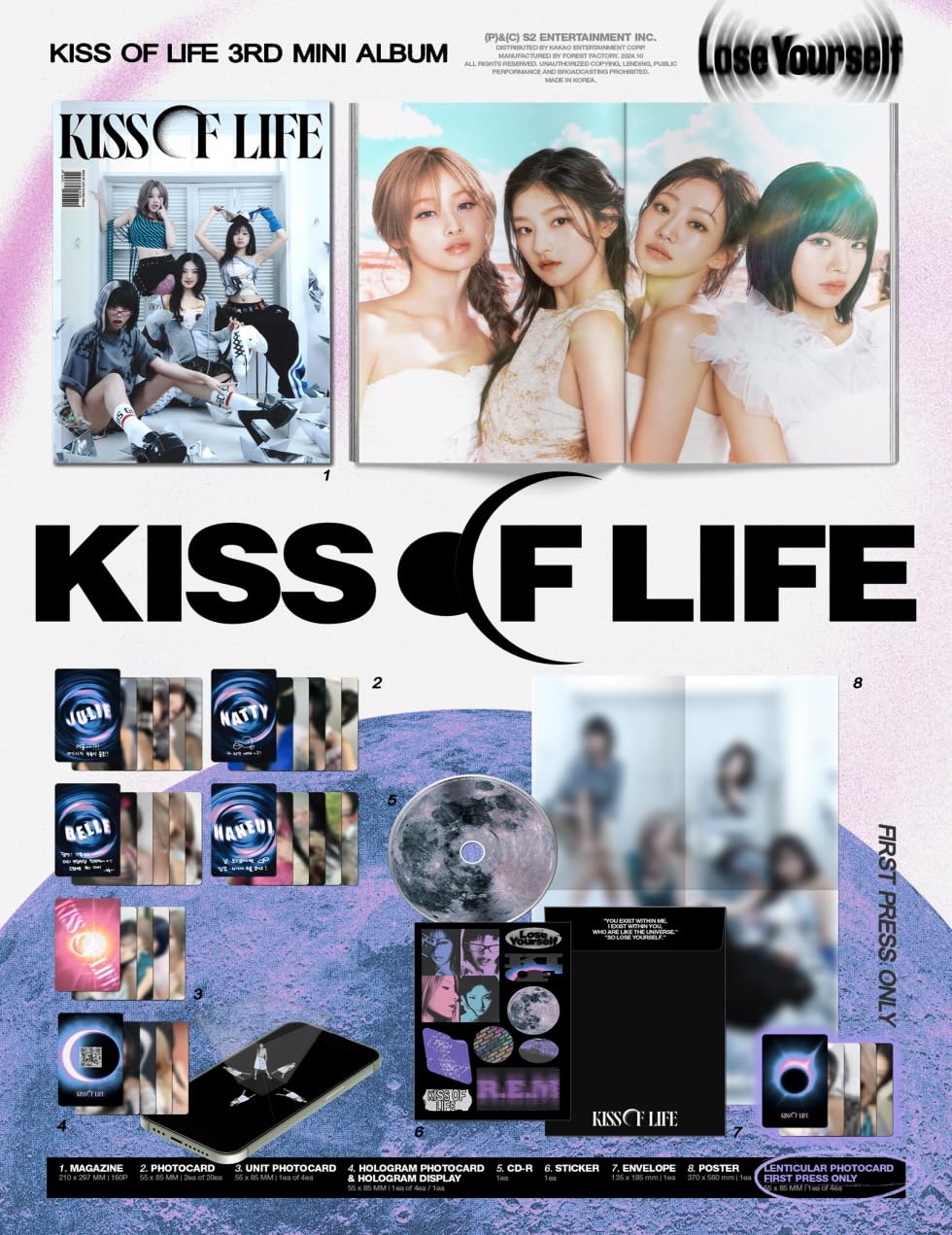 Amazon.co.jp: [ Magazine Ver. ] KISS OF LIFE - 3rd Mini Album