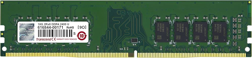 Amazon | Transcend デスクトップPC用 PC4-19200(DDR4-2400) 16GB 1.2V