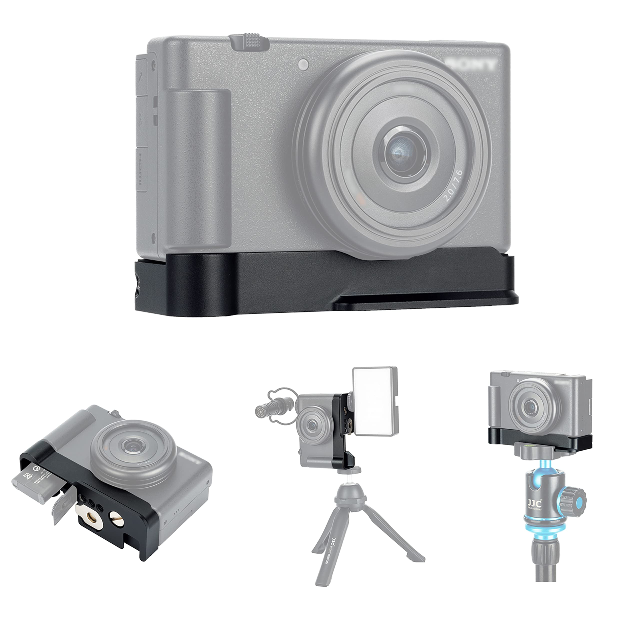 Amazon.com : ZV-1F ZV1F Camera Metal Grip Extension Bracket with