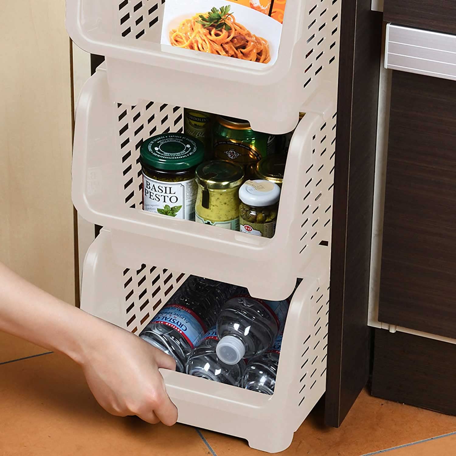 Amazon｜リバティーコーポレーション 積み重ね ストッカー キャスター
