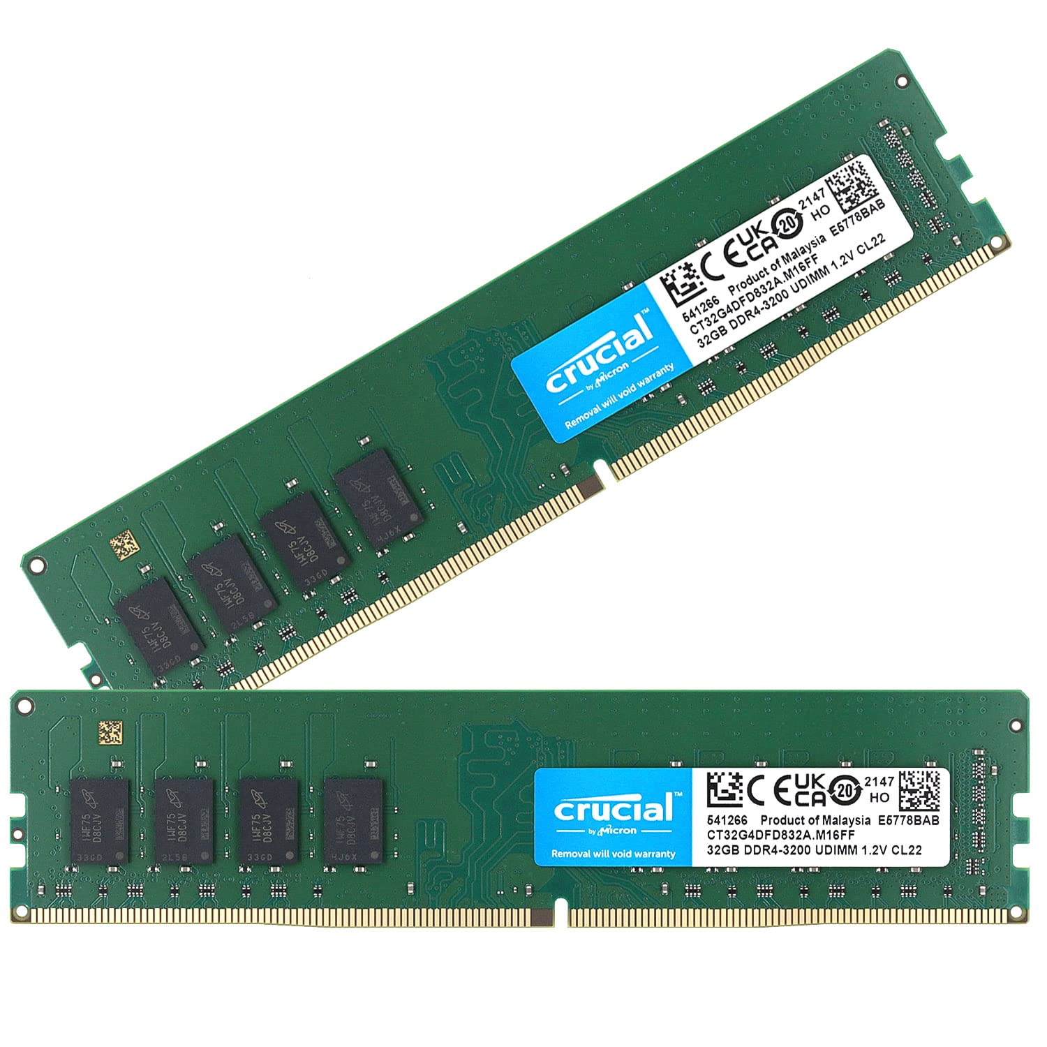 Amazon.co.jp: Crucial デスクトップメモリ PC4-25600(DDR4-3200) 64GB