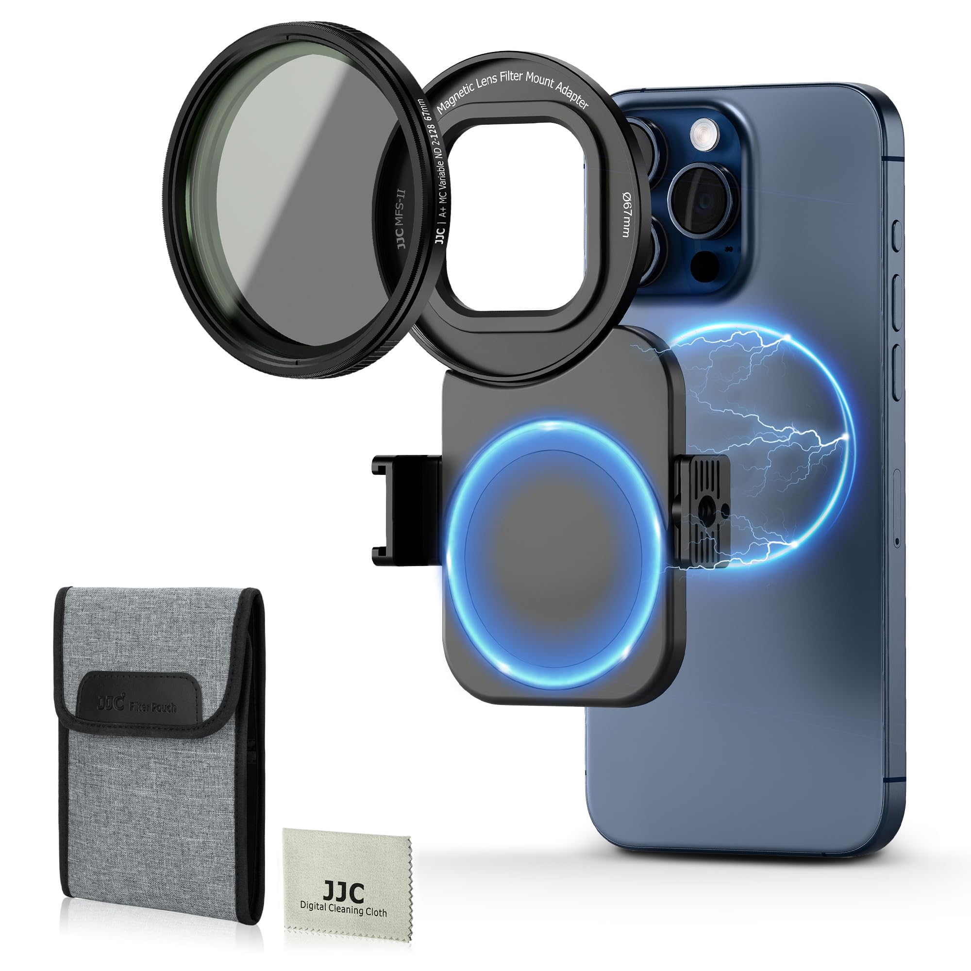 Amazon.co.jp: JJC Magsafe対応 スマホ レンズフィルター アダプター +