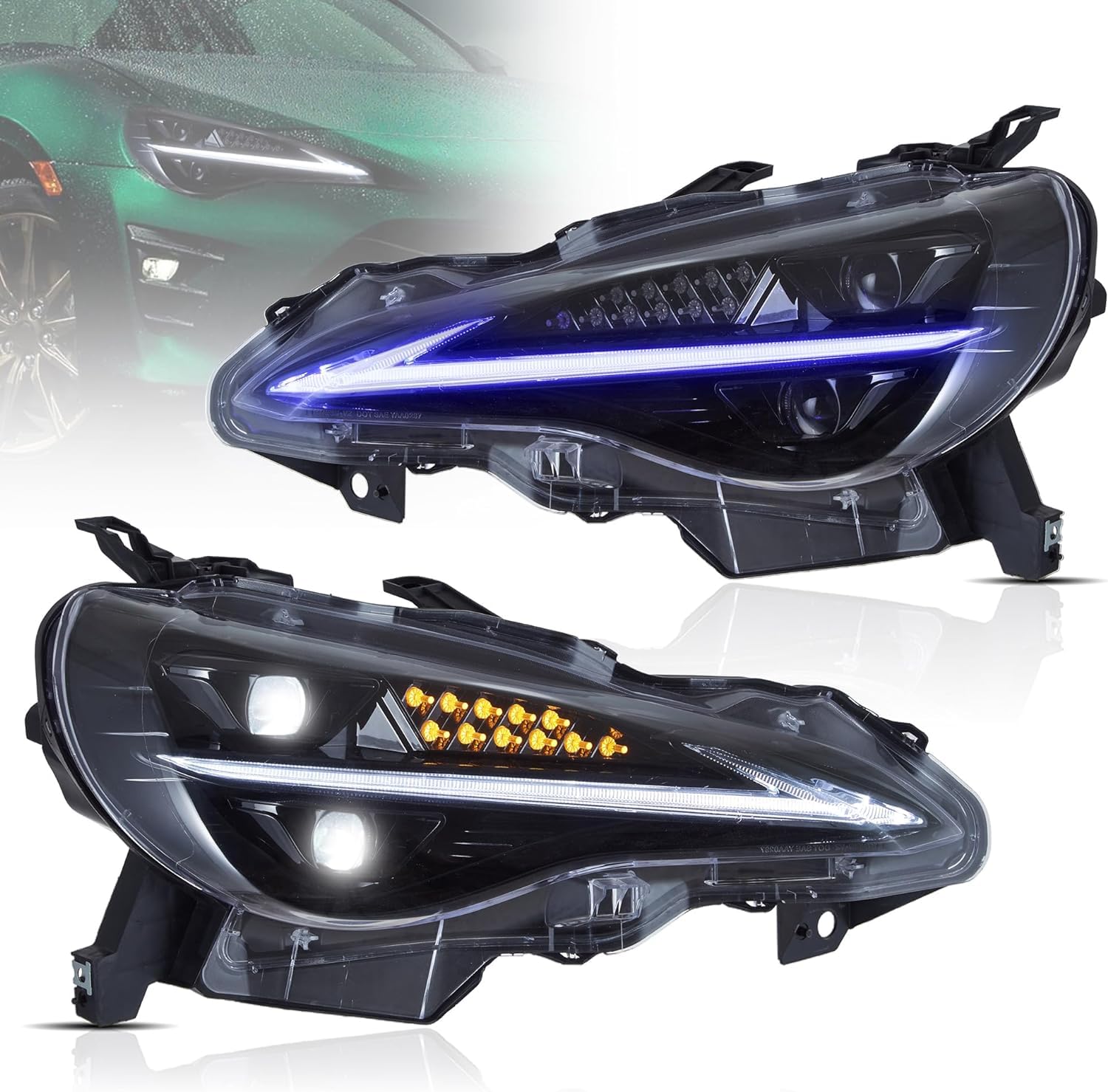 Amazon | VLAND トヨタ 86 ヘッドライト 2012~2019年 スバル BRZ