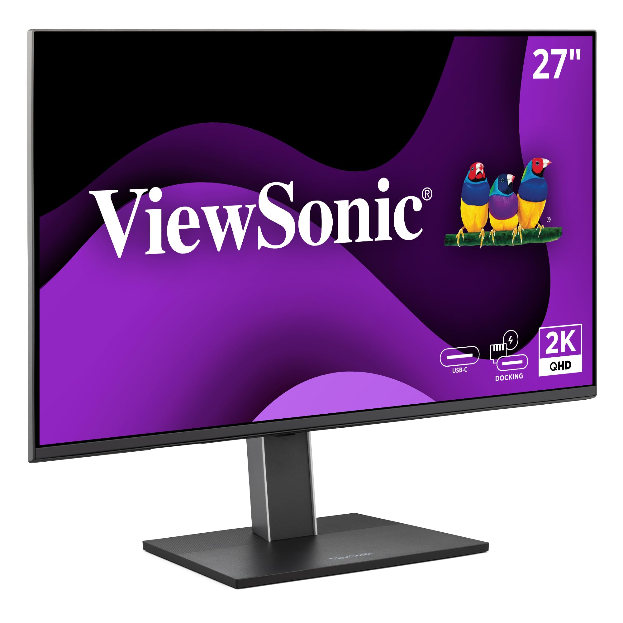 ViewSonic VG2758-2K 27 Inch 1440p IPS Docking Monitor with