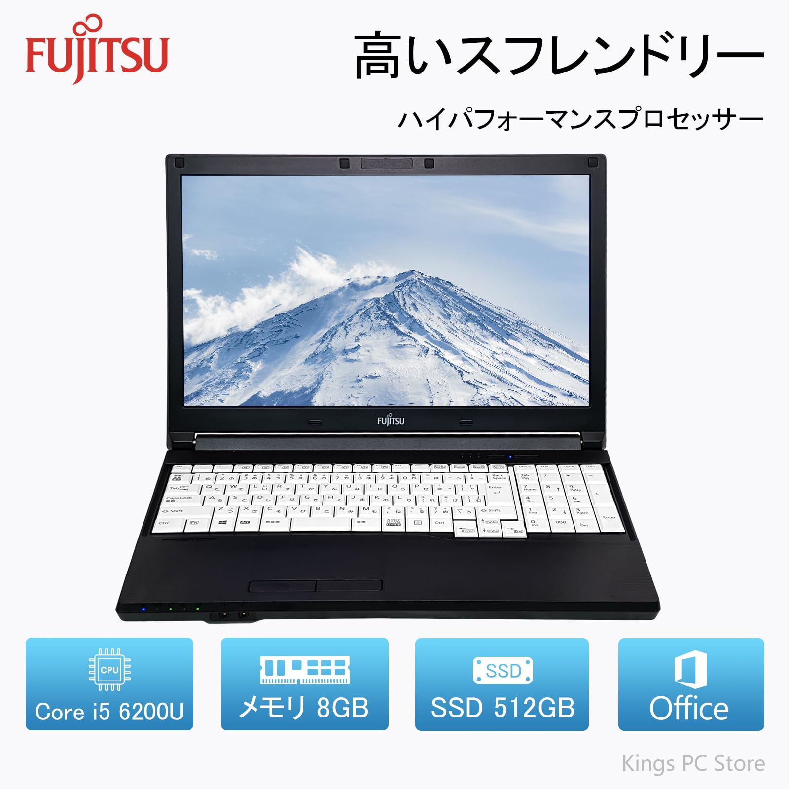 Amazon.co.jp: Fujitsu Laptop Fujitsu FMV LIFEBOOK A577/S 7th