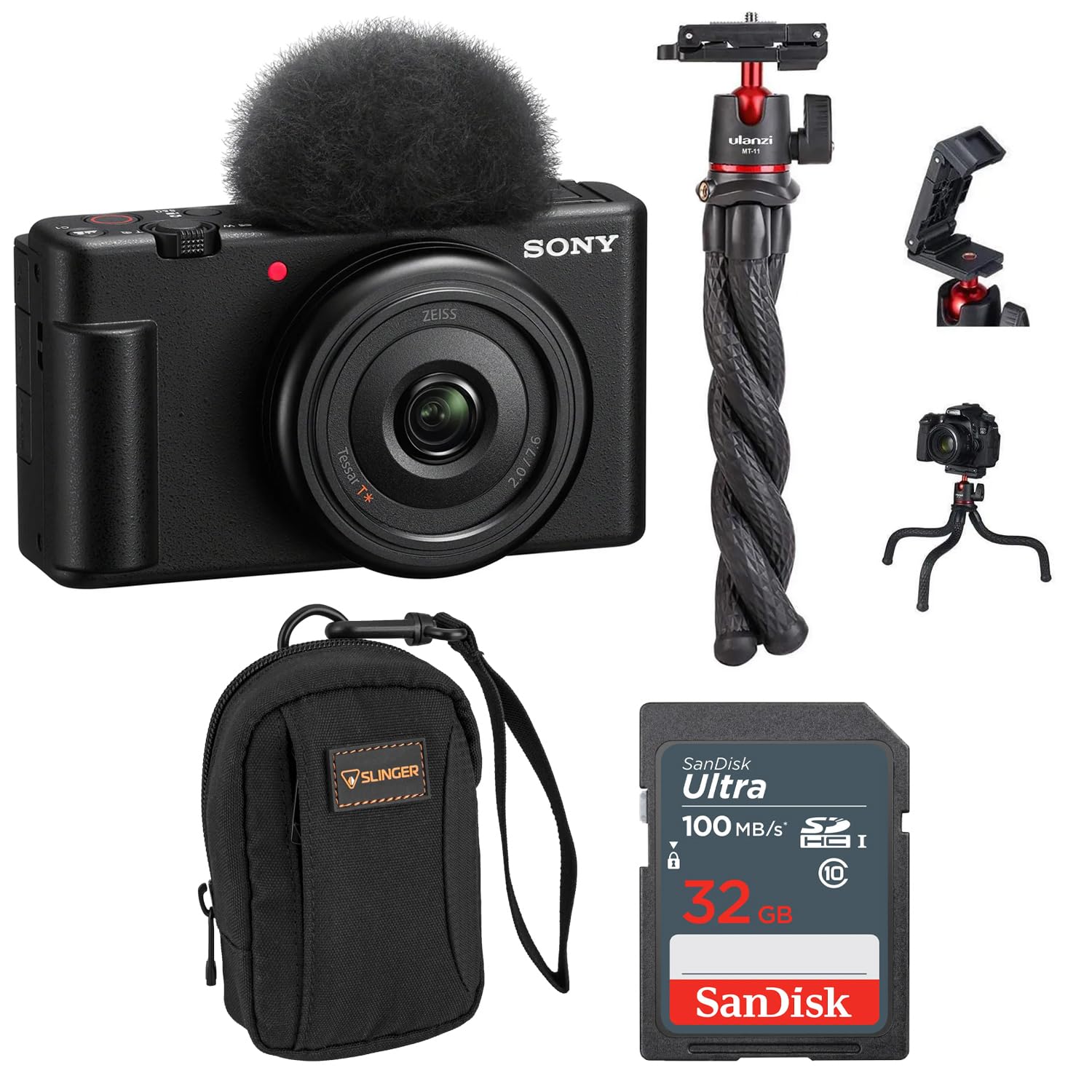 Amazon | ZV-1F Vlogカメラ ブラック SanDisk Extreme 32GB SDカード