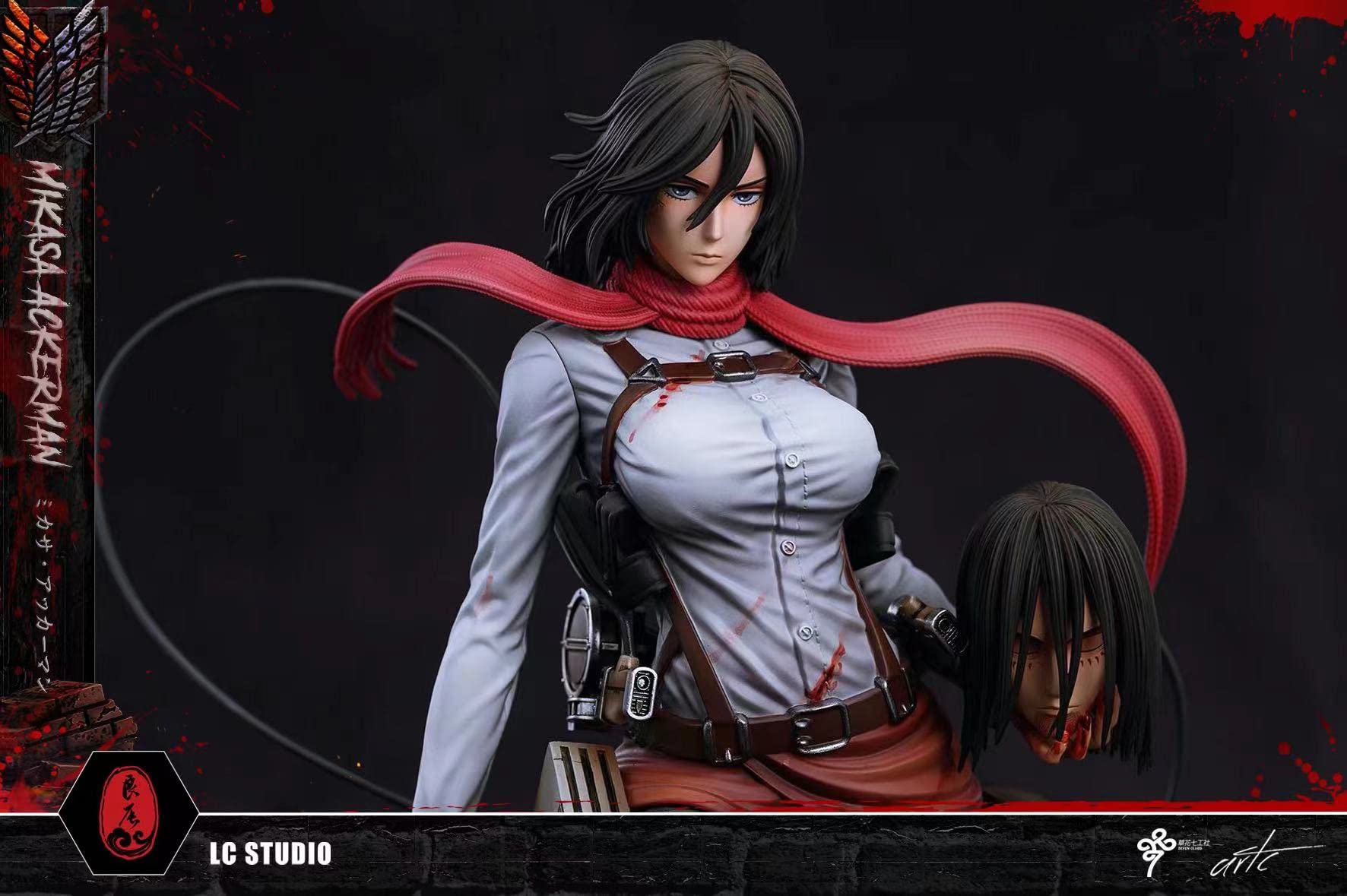 Amazon.co.jp: ミカサ・アッカーマン フィギュア 1/6スケール 塗装済み