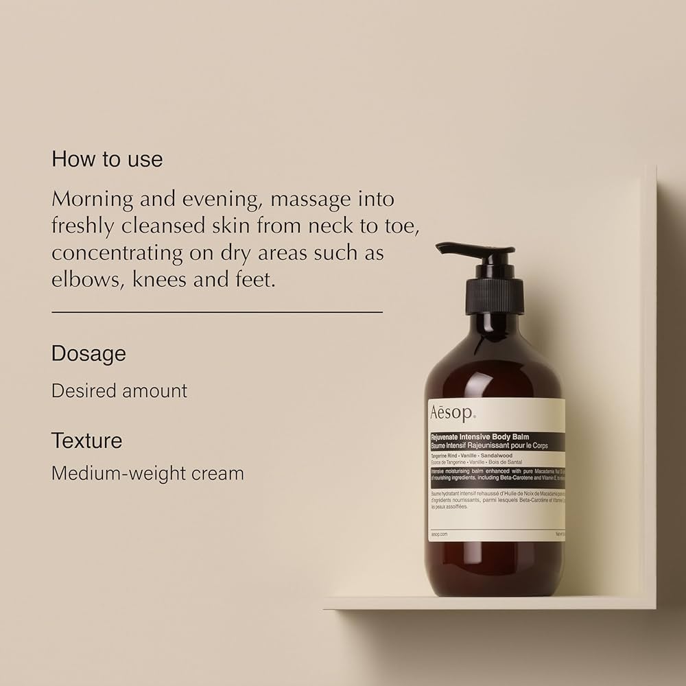 Amazon.com : Aesop Rejuvenate Intensive Body Balm | Deeply Hydrate
