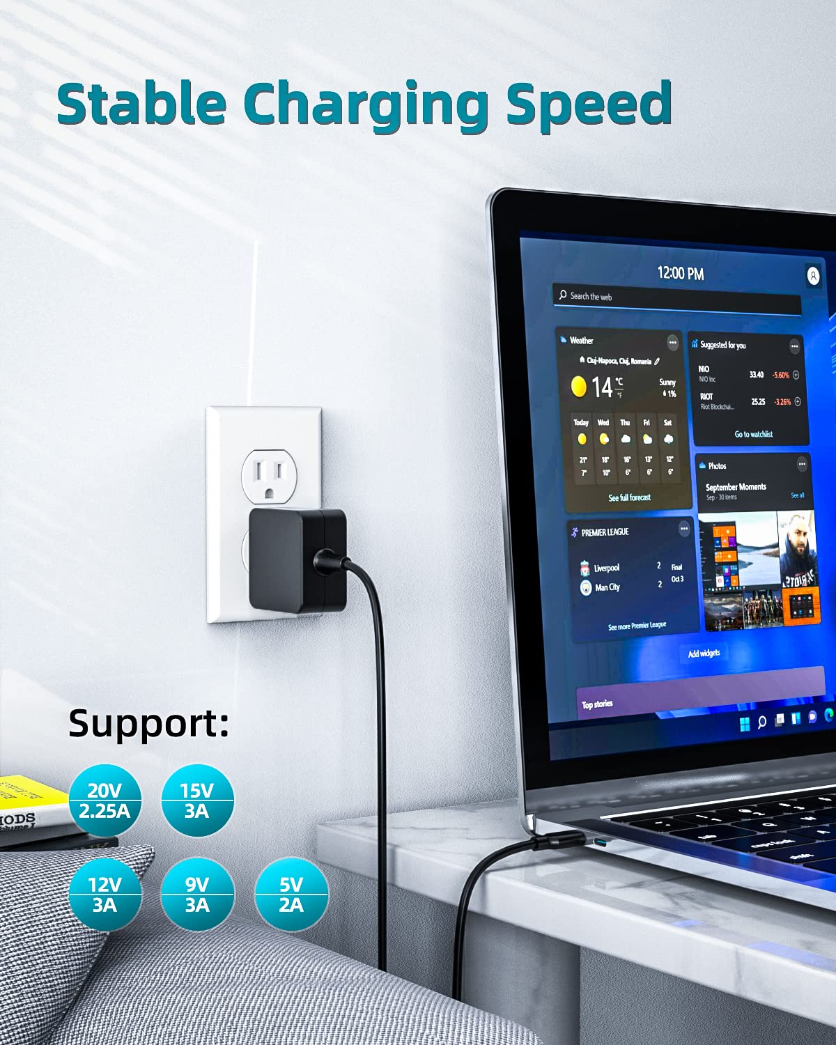 Amazon.com: Fast Charger Fit for Asus Chromebook Laptop, USB C