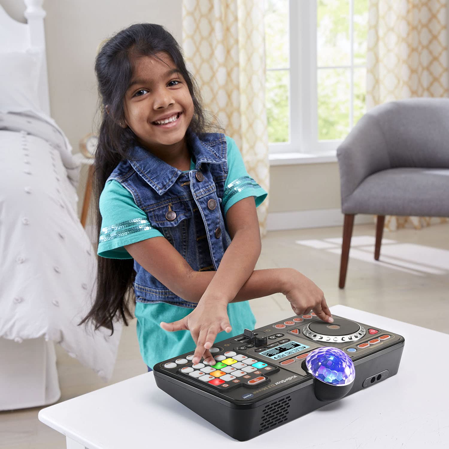 Amazon.co.jp: VTech KidiStar DJミキサー ブラック : 楽器・音響機器