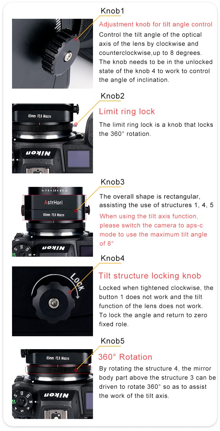 Amazon.co.jp: AstrHori 85mm F2.8 フルフレーム マクロチルトシフト