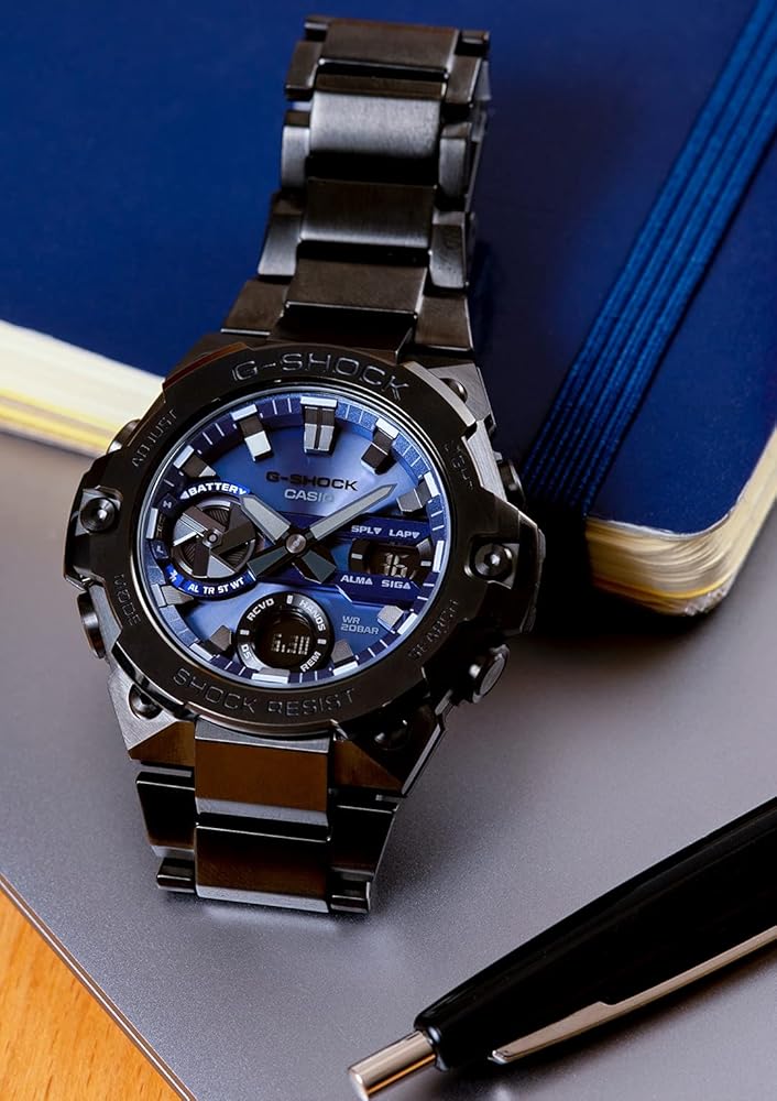 Amazon.com: Casio G-Shock GST-B400BD-1A2JF G-Steel Bluetooth Solar
