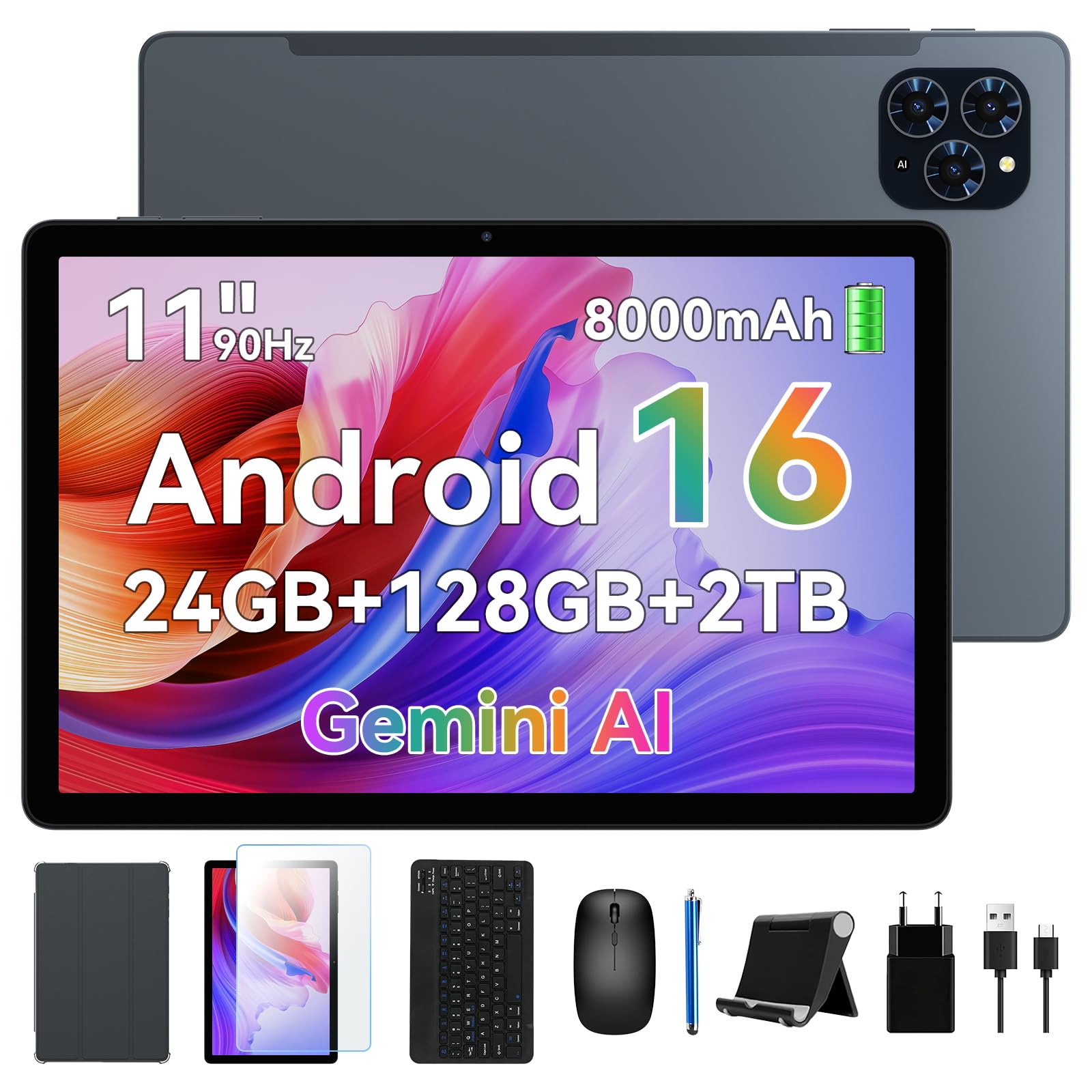 Amazon.co.jp: 【Android16 タブレット 11インチ 世界初登場】Kingrid