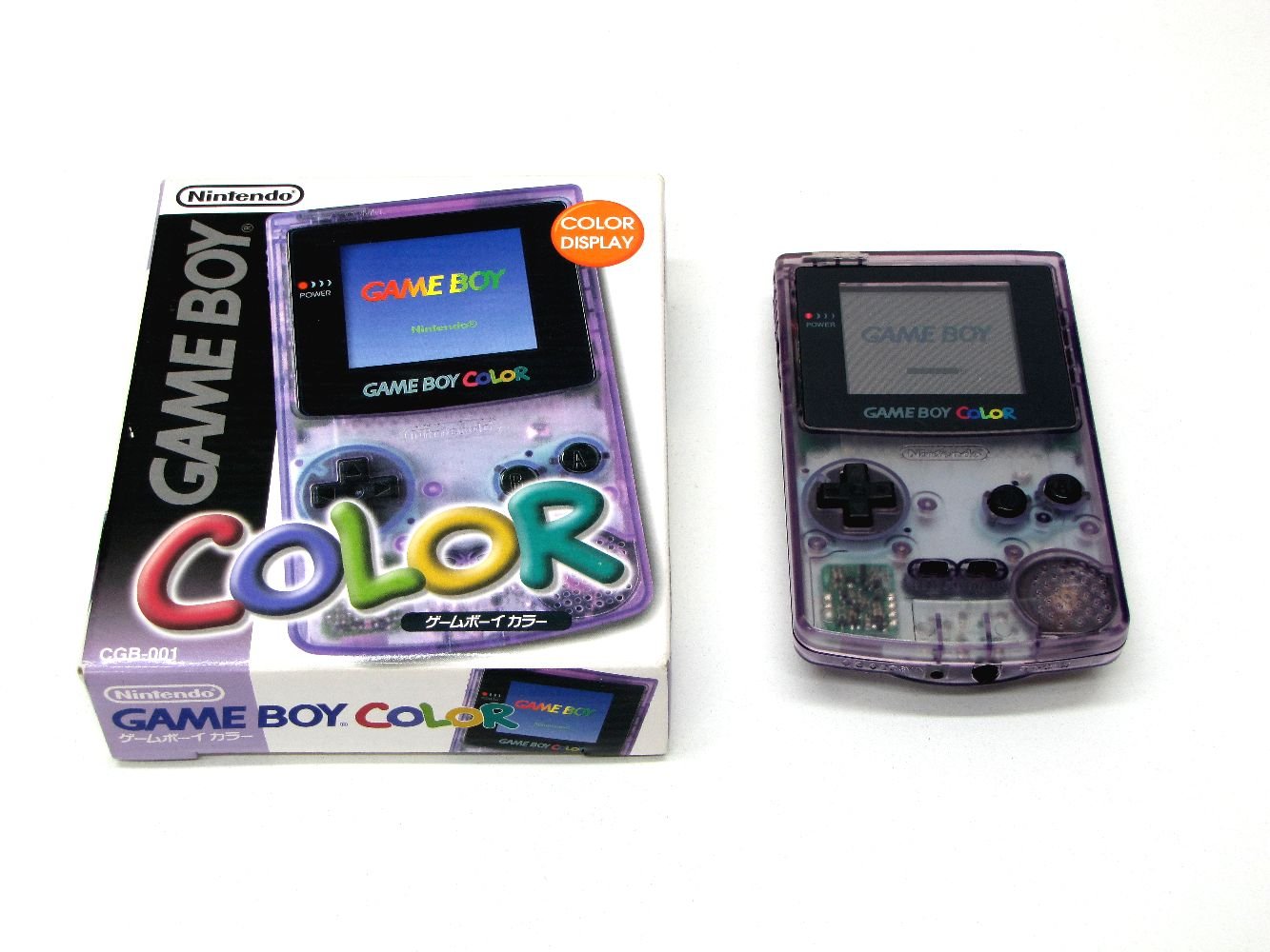 Amazon | ゲームボーイ カラー (クリアパープル)【メーカー生産終了