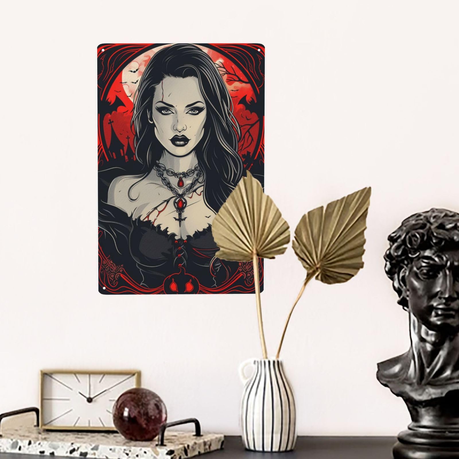 Amazon.com : Vextrovia Sexy Female Vampire Illustrated Metal