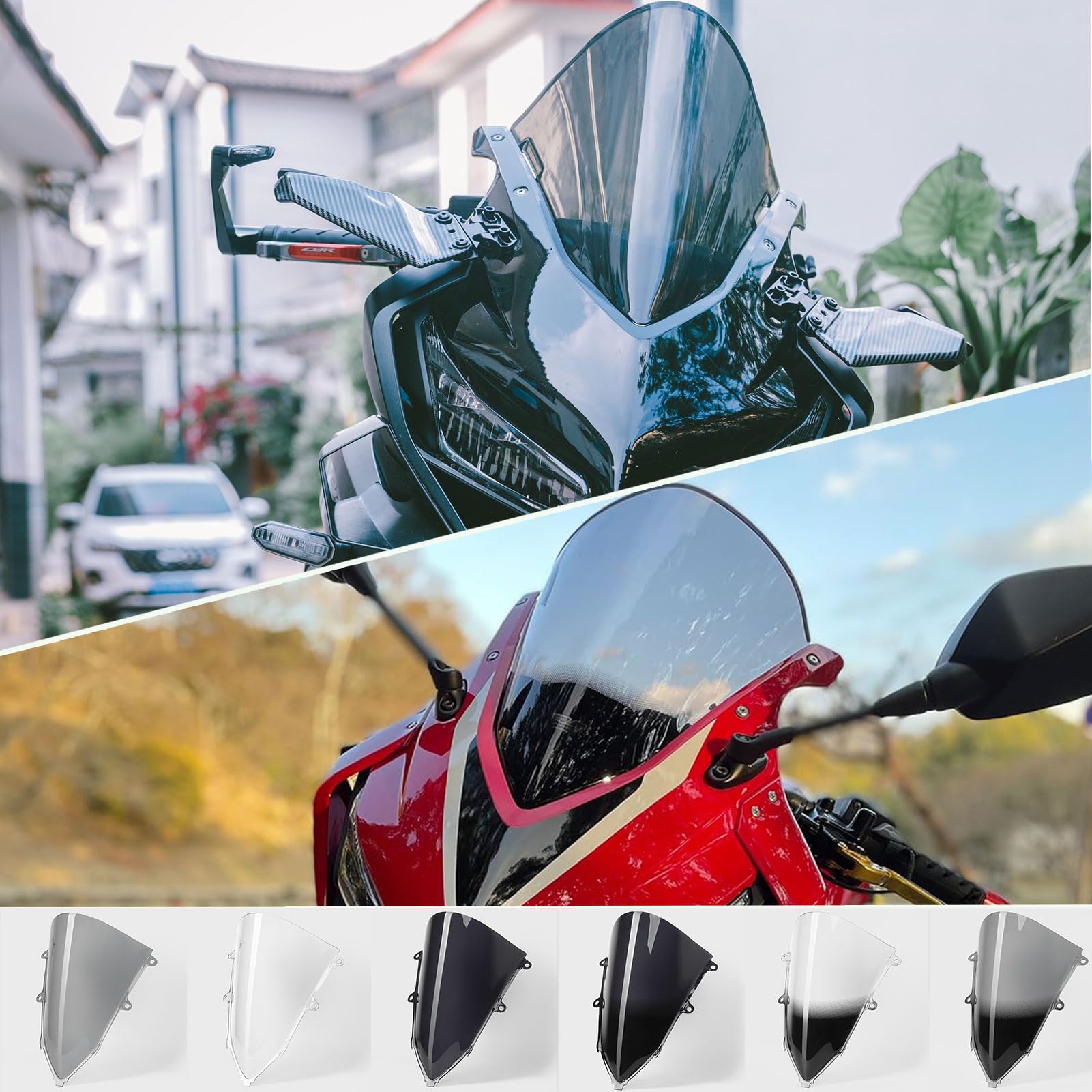HONDA ハイウインドスクリーン (スモーク) CBR650R 2024モデル ホンダ