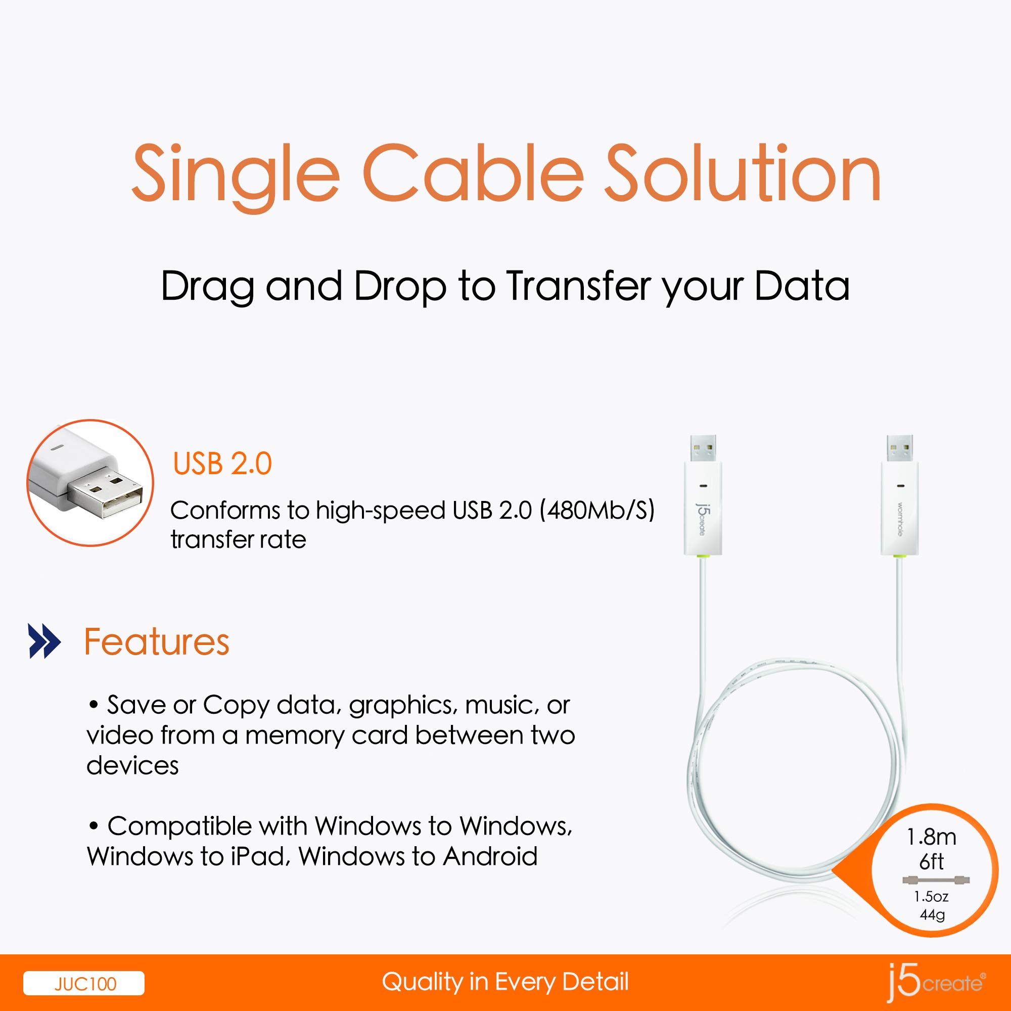 Amazon.co.jp: j5 create wormhole switch リンクケーブル Windows