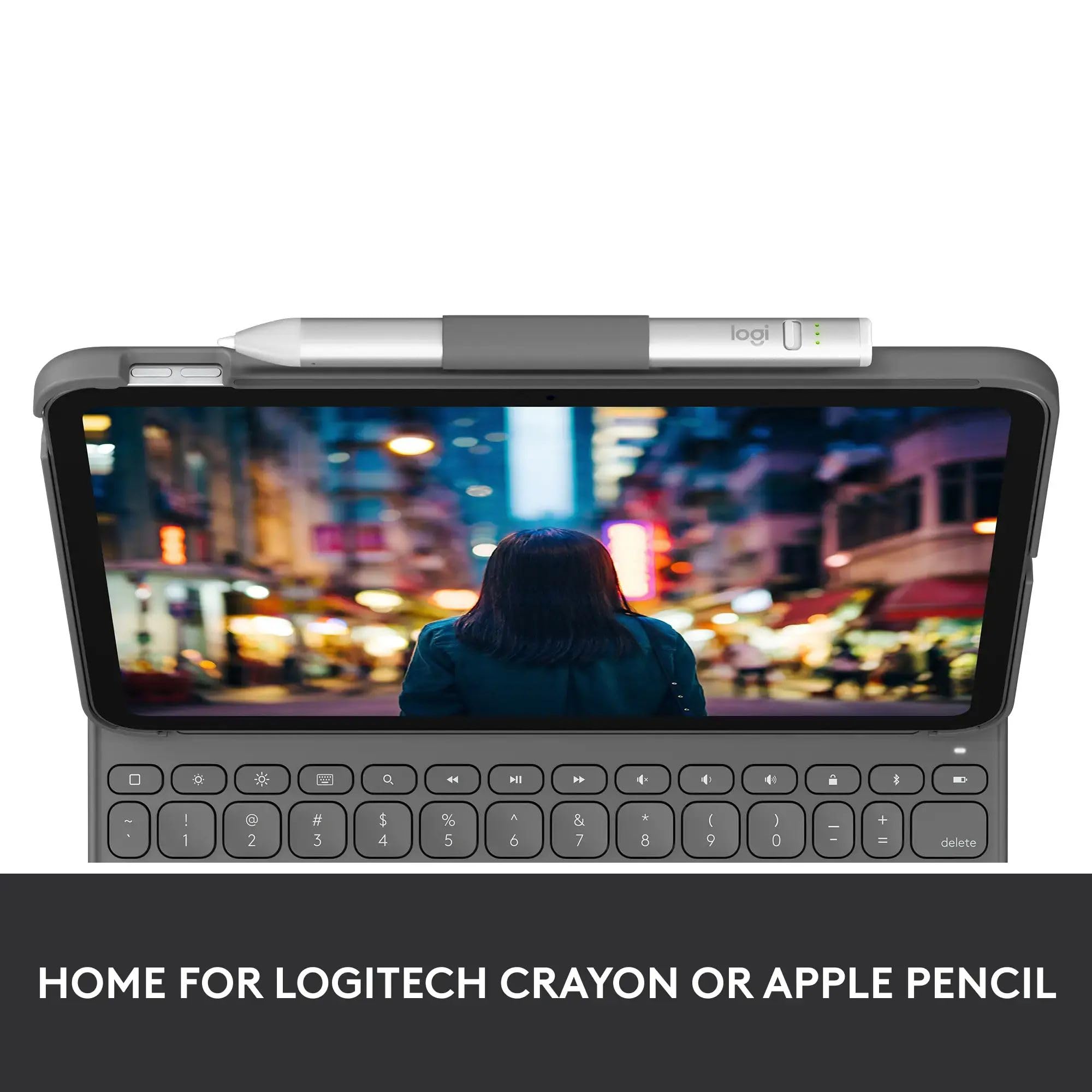 Amazon.com: Logitech - Slim Folio Keyboard Case for Apple iPad