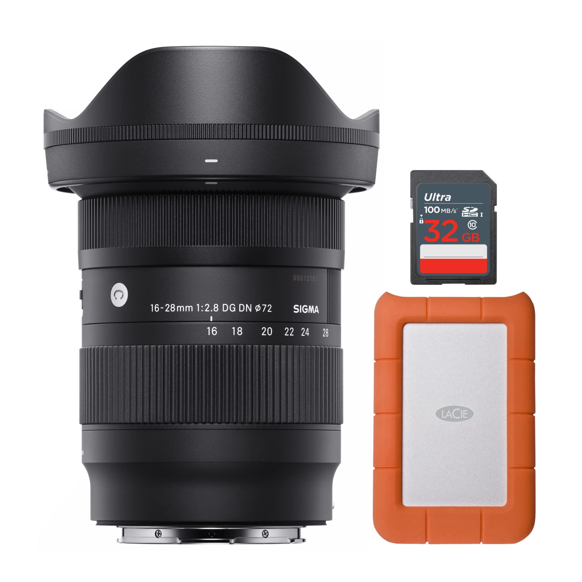 Amazon | Sigma 16-28mm F2.8 DG DNレンズ Sony Eマウント用 1TB USB