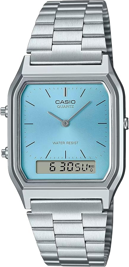 Amazon.co.jp: [カシオ] CASIO アナデジ ANA-DIGI クオーツ 腕時計