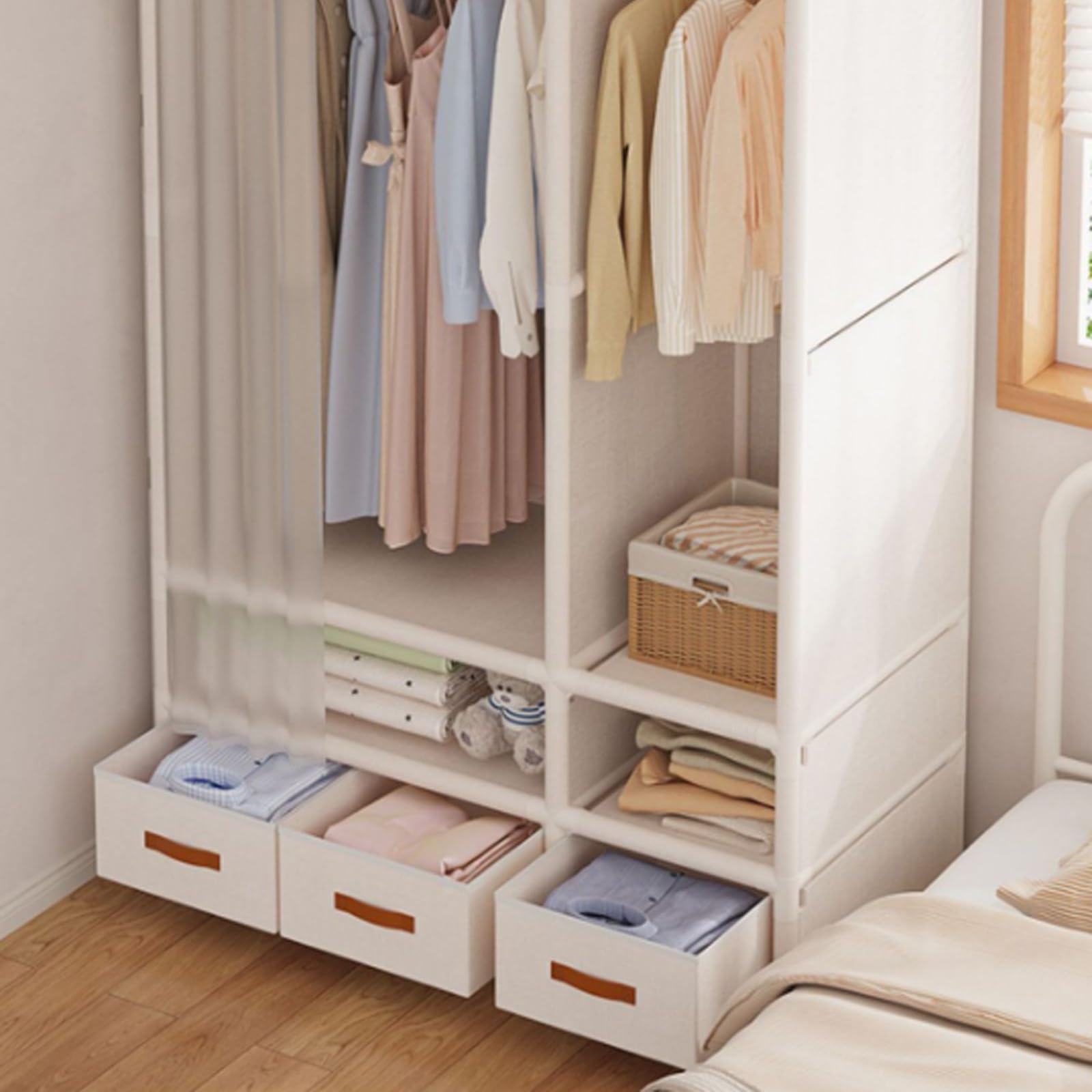 Amazon.co.jp: Closet Storage, Clothes Storage, Closet, Wardrobe