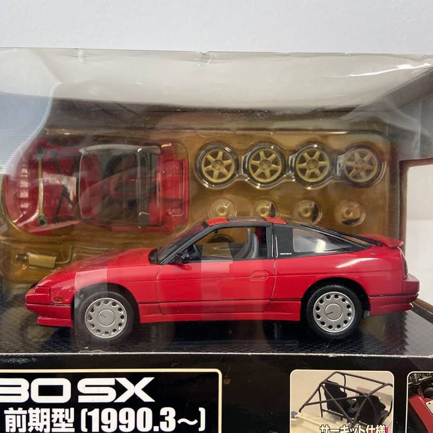 Amazon | アオシマ DISM 1/24 日産 180SX RS13 前期型 スーパーレッド