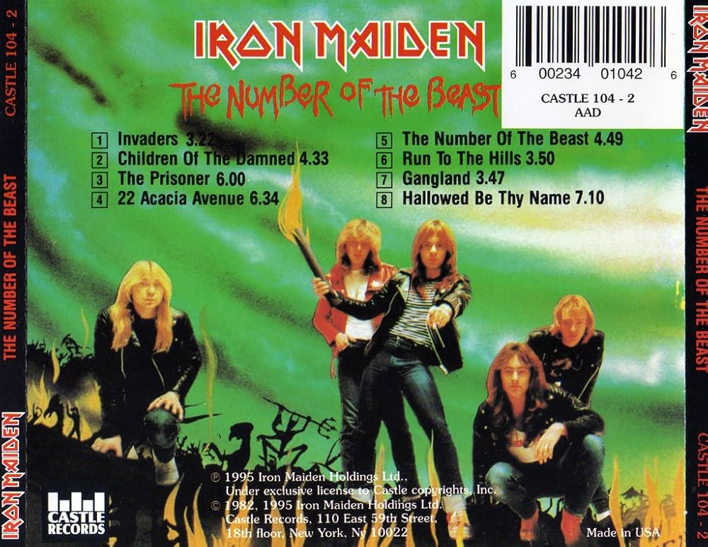 s*a様 IRON MAIDEN/ THE NUMBER OF THE BEAS The Number of the Beast