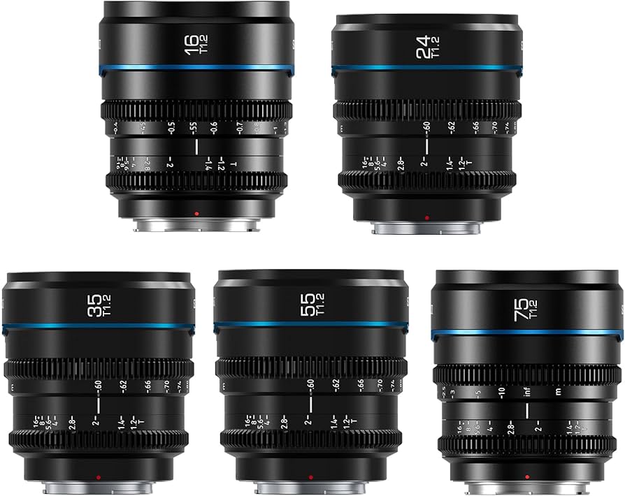 Amazon.com : SIRUI Night Walker T1.2 Cine Lens Set, 16mm, 24mm