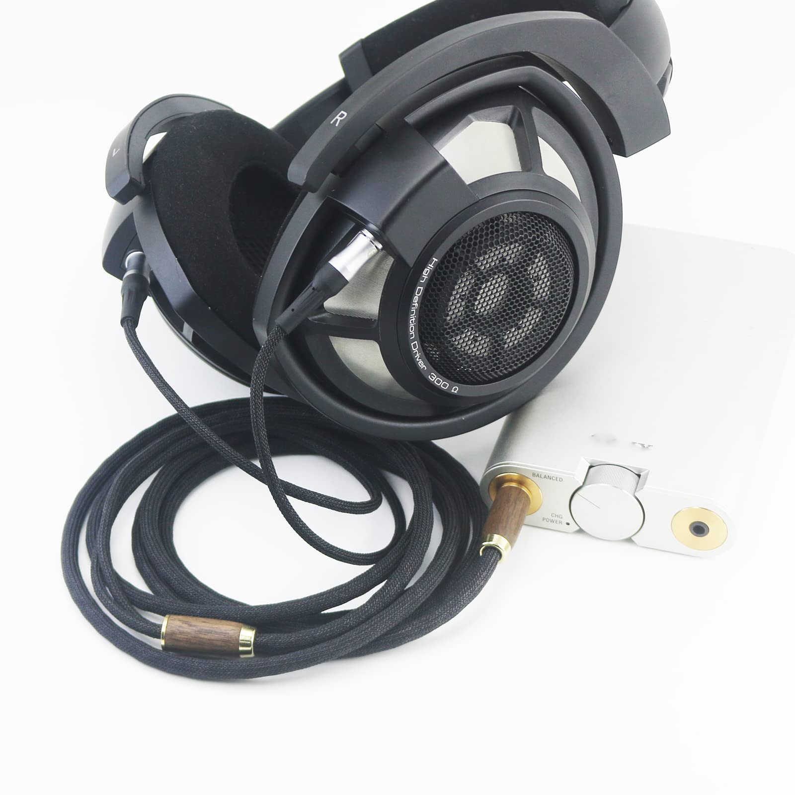 Amazon | NewFantasia 4.4mm バランスケーブル ゼンハイザー HD800