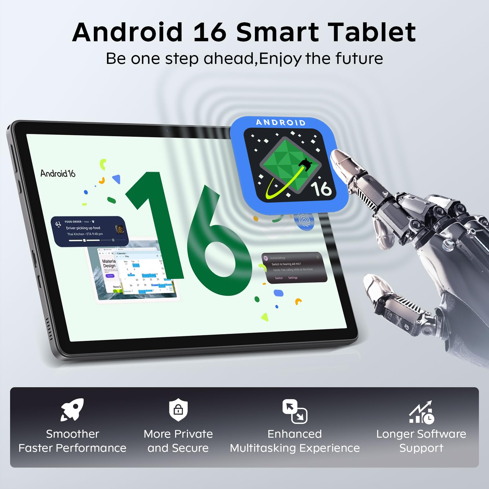 Amazon.co.jp: Android 16 タブレット 11インチ Gemini AI搭載、T7250