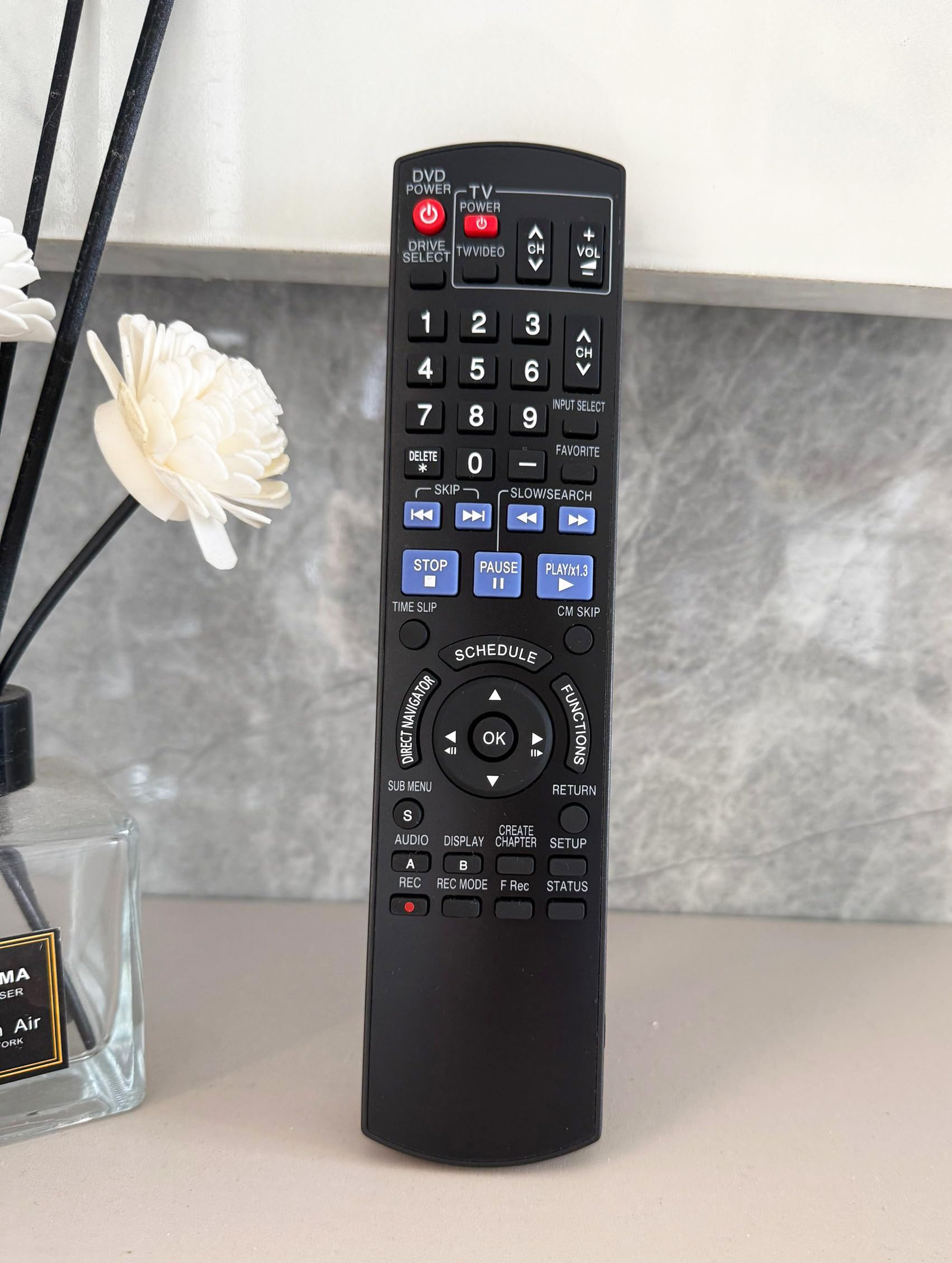 Amazon.com: Replacement Remote Control for Panasonic DMR-EZ48V DMR