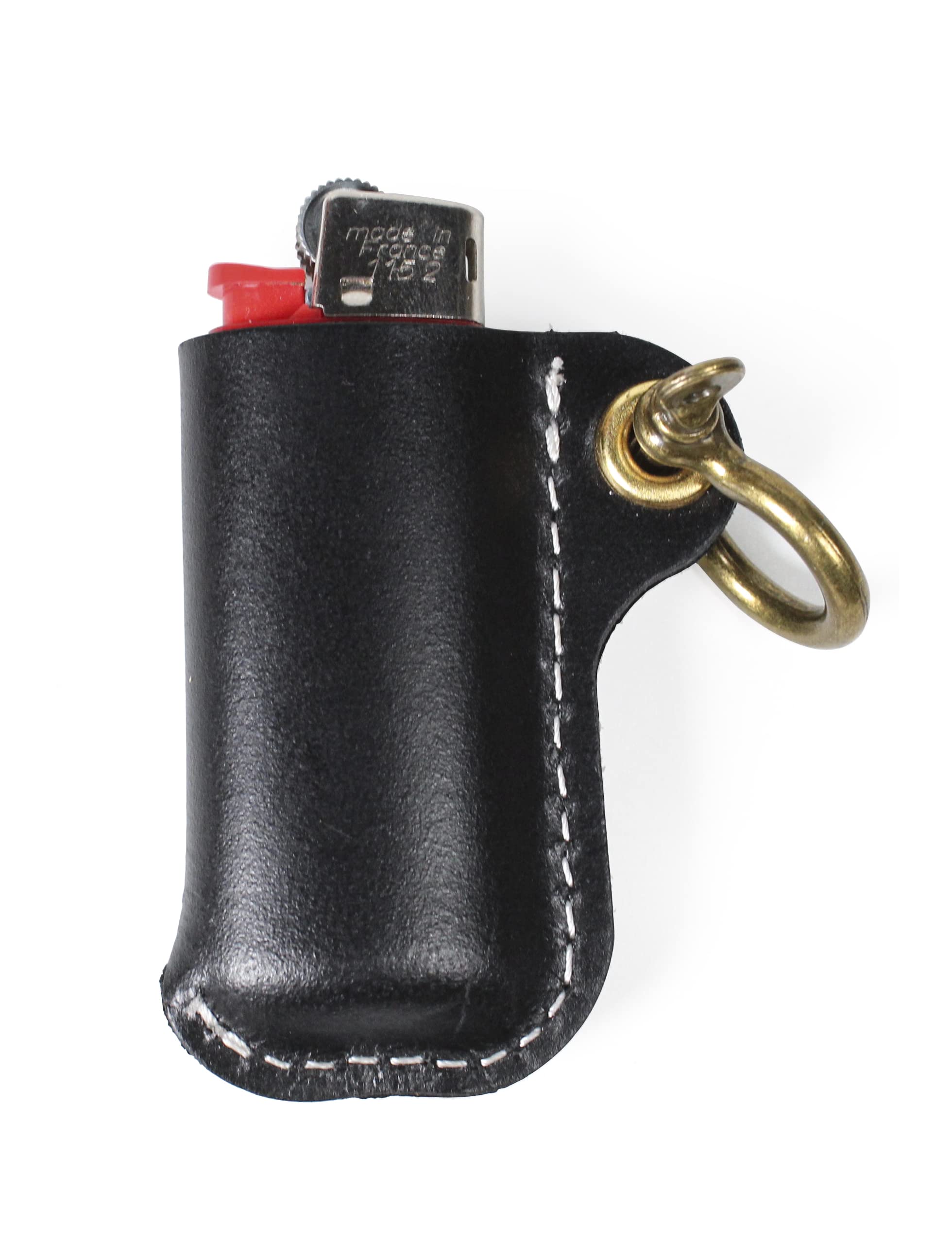 HUMWE Leather Lighter Case Holder for BIC Standard Size Lighters