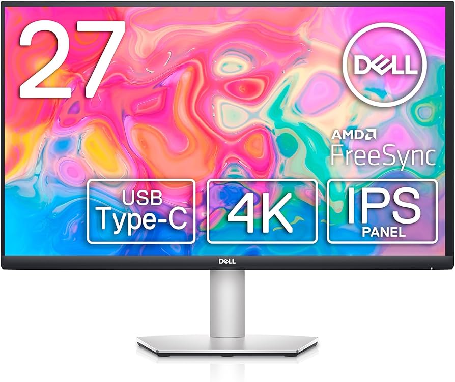 Amazon.com: Dell S2722QC Monitor - 27 inch 4K USB-C , UHD (3840 x