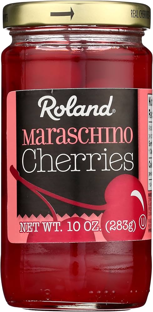 Amazon.com : Roland Premium Maraschino Cherries With Stems, 10
