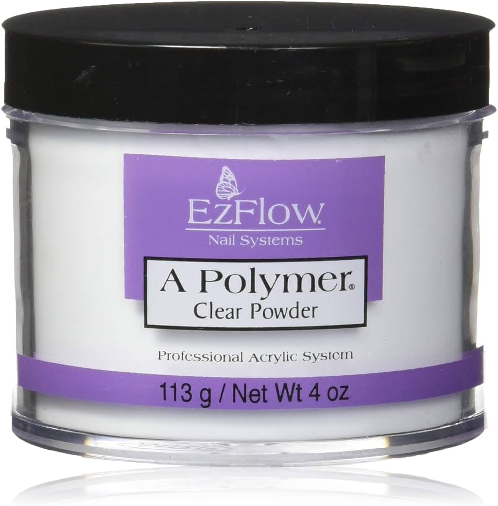Amazon.com: EZ Flow A Polymer Clear False Nails, 4 Ounce : Beauty