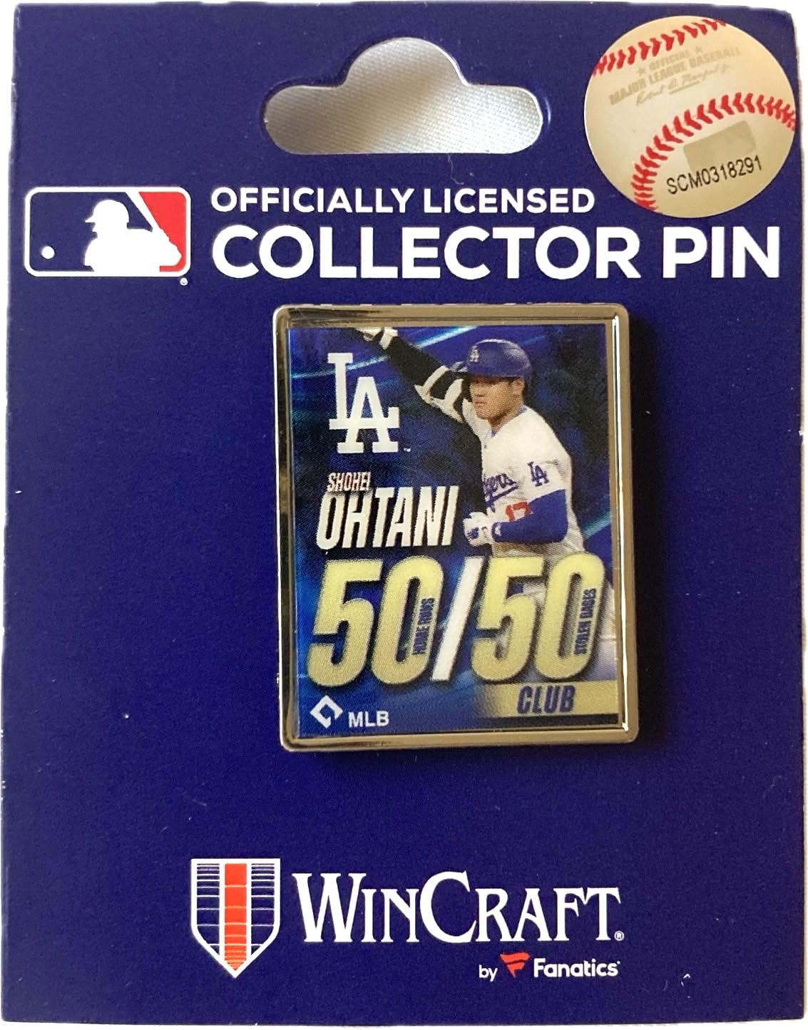 Amazon | 【海外限定】大谷翔平 50/50 記念 ピンバッジ ロサンゼルス