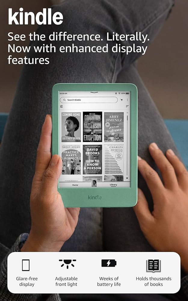 2024 Kindle: Faster, Brighter Display, Longer Battery Life