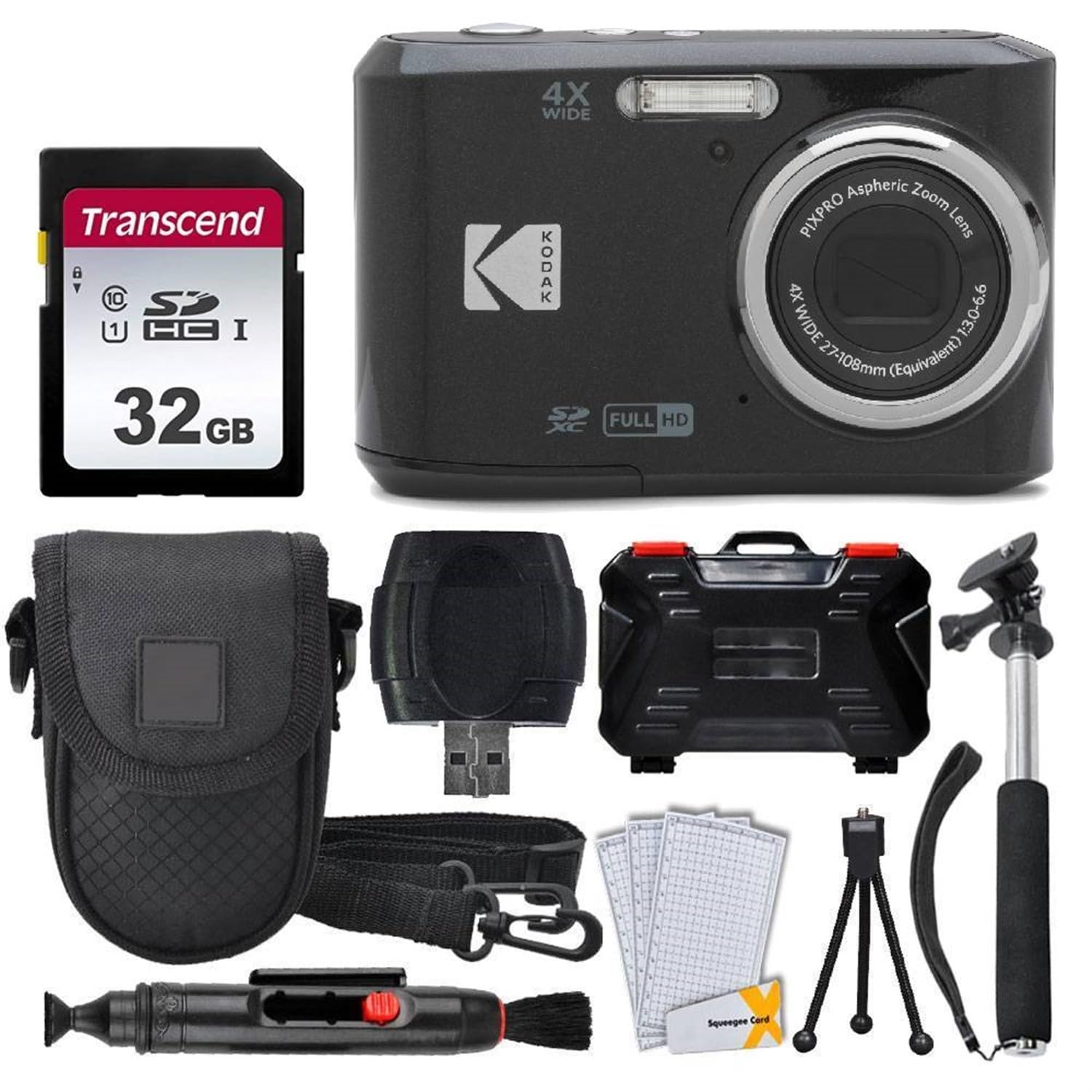 Amazon | Kodak (コダック) PIXPRO FZ45 デジタルカメラ 32GB メモリー
