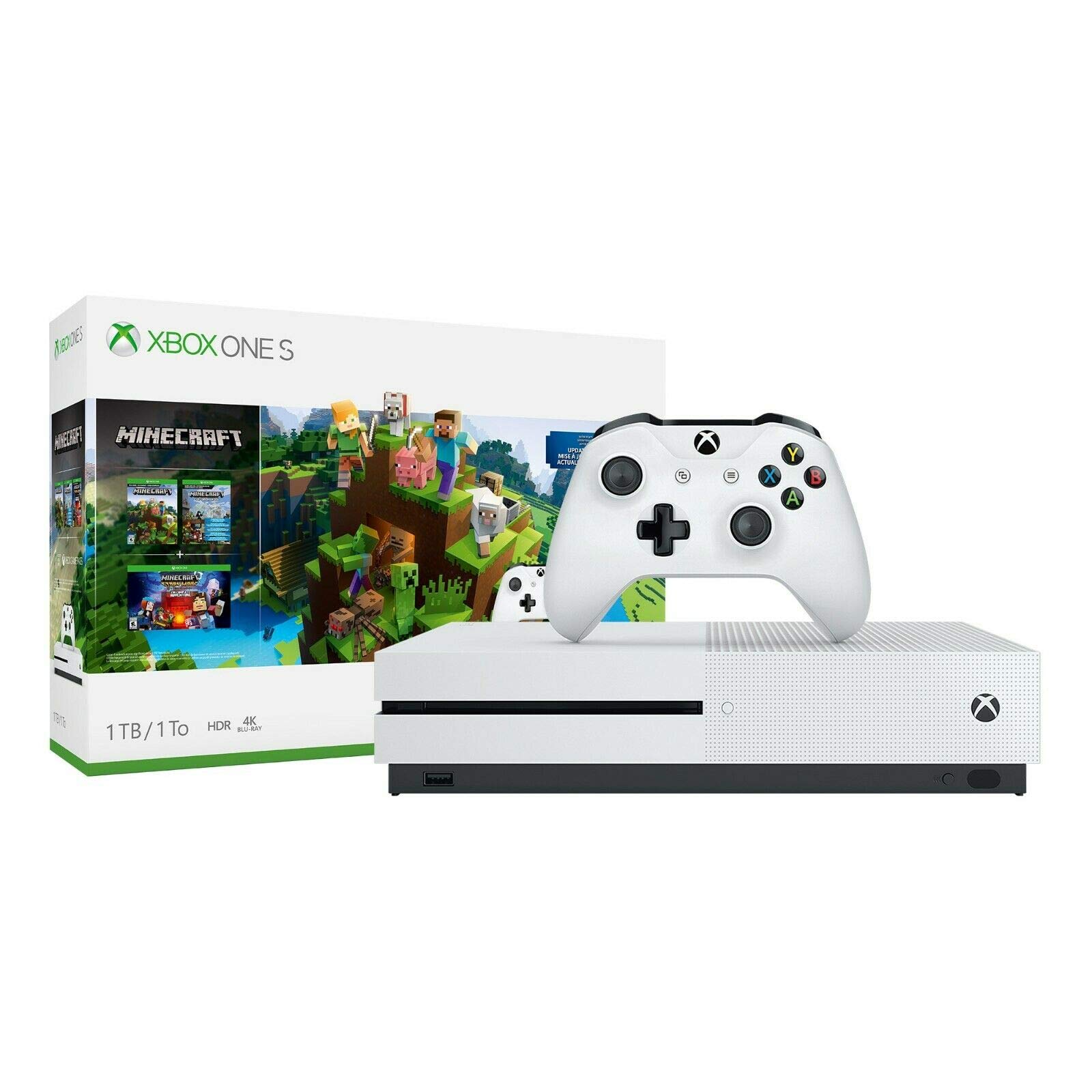 Amazon.com: Xbox One S 1TB Console ? Minecraft Bundle