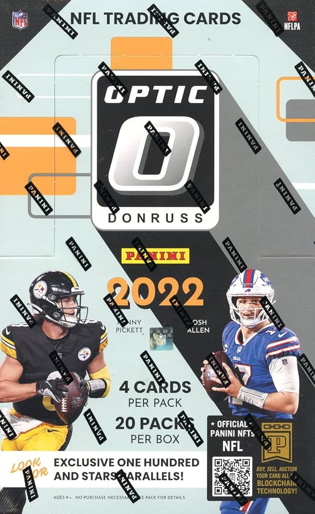 Amazon.com: 2022 Donruss Optic Football Factory Sealed Retail Box